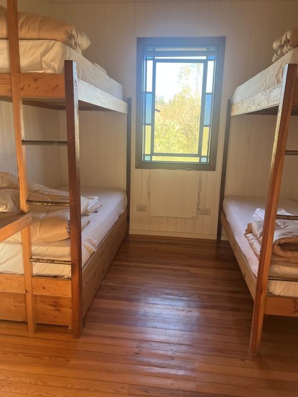 Habitación con camas marineras en Casa Ceibos